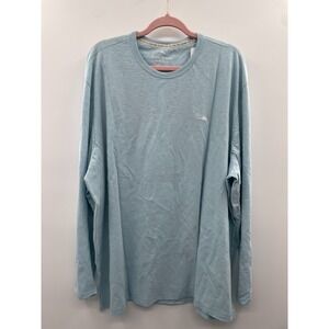 NWT Tommy Bahama Red White & Bloom Lux Shirt Men's XXL Blue Whisper Long Sleeve